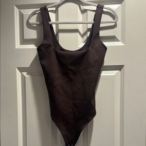 Good American Chocolate Brown Bodysuit